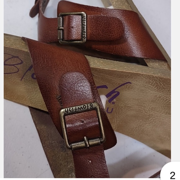 Blowfish Women's Tan and Brown Sandals - Picture 5 of 6